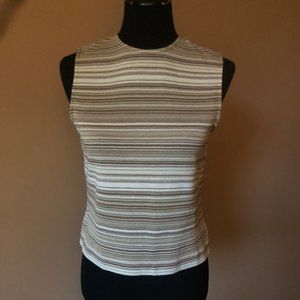 St. John Striped Knit Tank